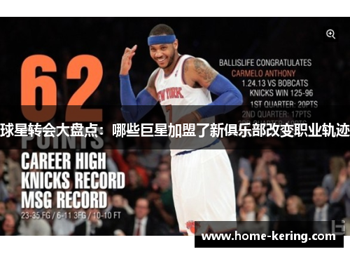 球星转会大盘点：哪些巨星加盟了新俱乐部改变职业轨迹